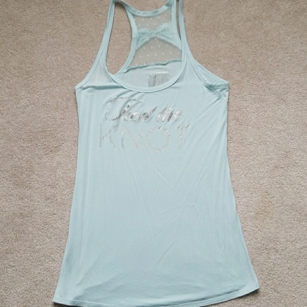 NWOT "Tied The Knot" Racerback Tank